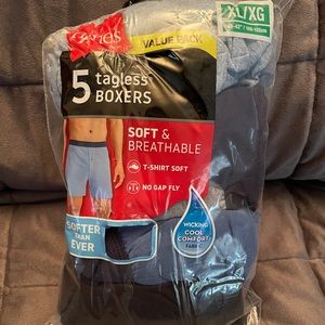 Hanes boxer shorts 5 pack